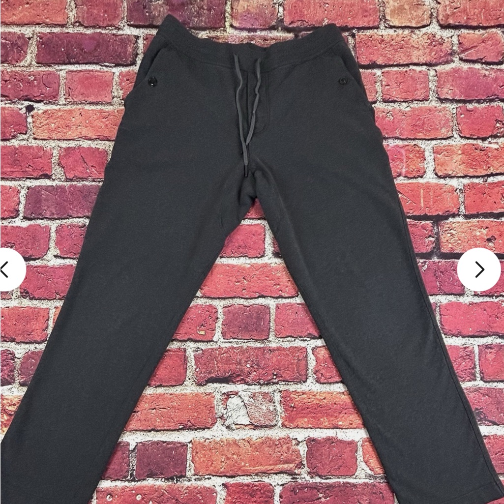 Lululemon Button Pocket Sweatpants Lounge Drawstring Jogger Men’s Gray Xl